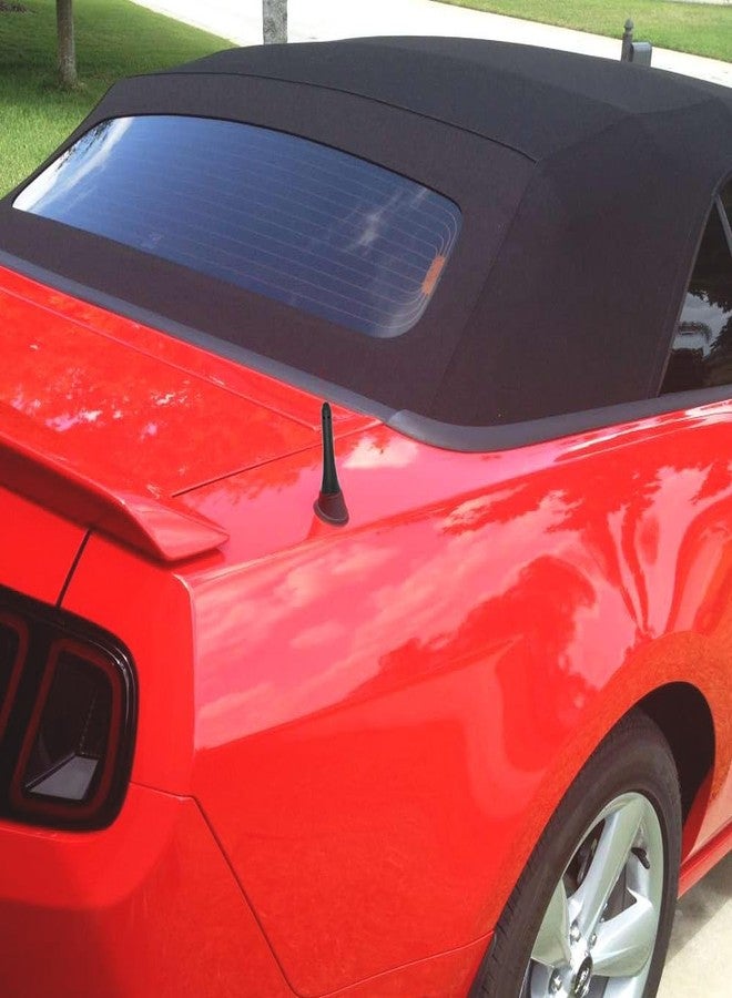 VOFONO هوائي VOFONO لسيارة فورد موستانج المكشوفة موديلات 2015-2024، هوائي بديل قصير بطول 3 بوصات مصنوع من الألمنيوم، مصمم لتحسين استقبال راديو FM وAM - Image 2